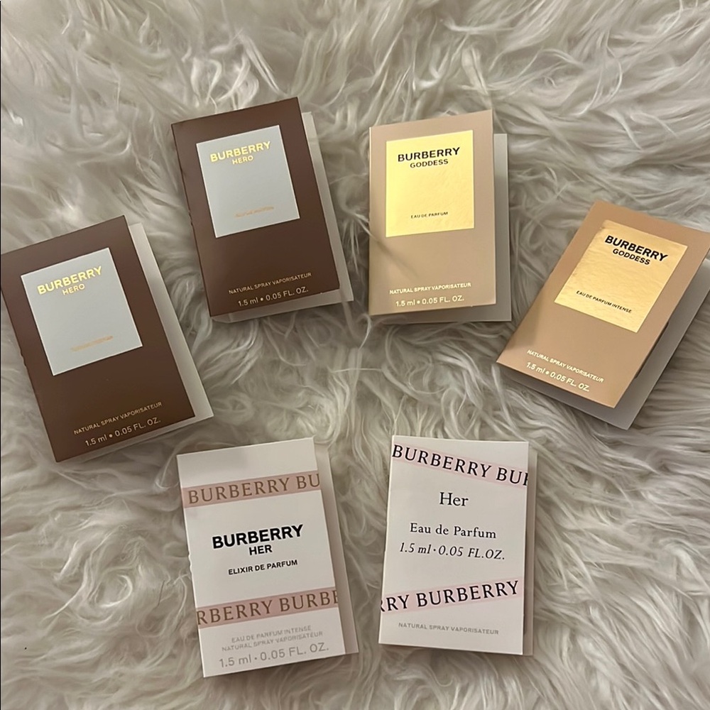 Burberry Fragrance Sample Collection - Brown and Cream